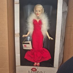 Red Dress Collectible Doll MARILYN